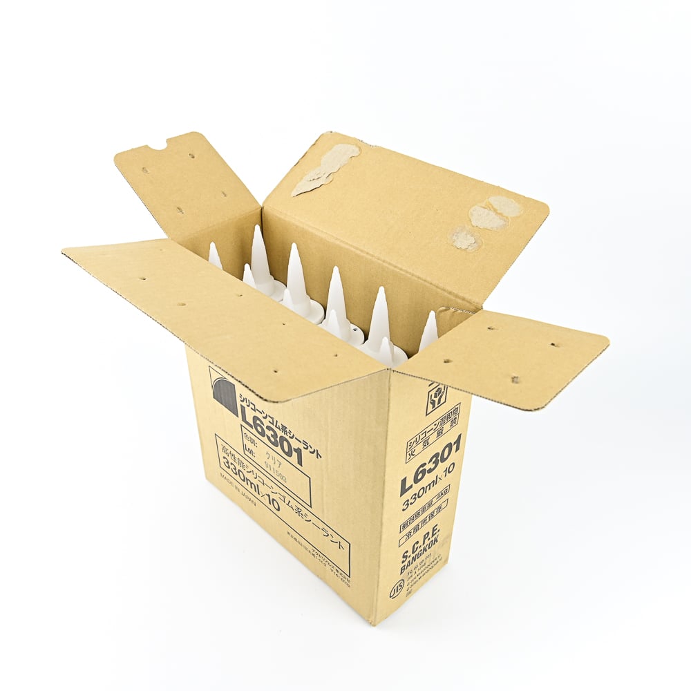 DEXERIALS กาวซิลิโคน สีใส ไม่มีกลิ่น #L6301 330ml. (ราคาต่อหลอด, 1 กล่องมี 10 หลอด)