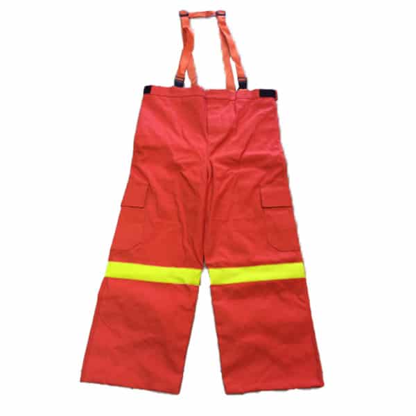 ชุดดับเพลิงนอกอาคาร ( เสื้อ – กางแกง ) มีแถบสะท้อนแสง