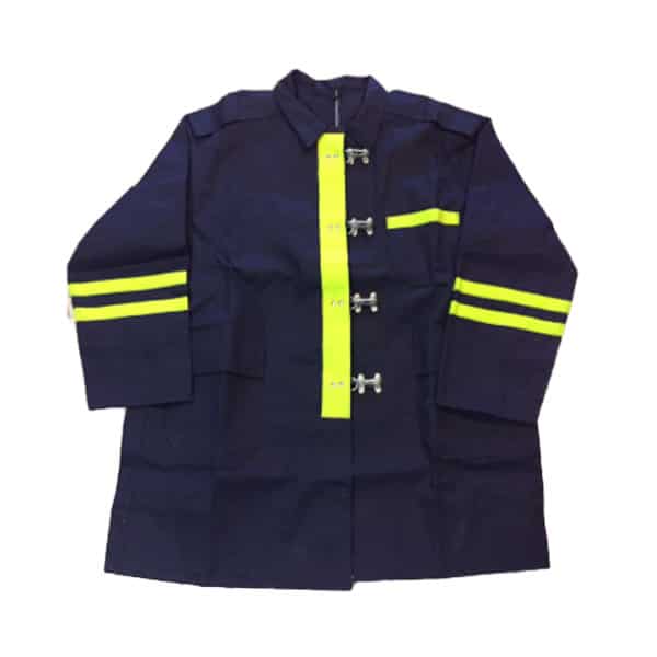 ชุดดับเพลิงนอกอาคาร ( เสื้อ – กางแกง ) มีแถบสะท้อนแสง