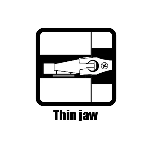 ประแจเลื่อน LACROC รุ่นปากแคบ