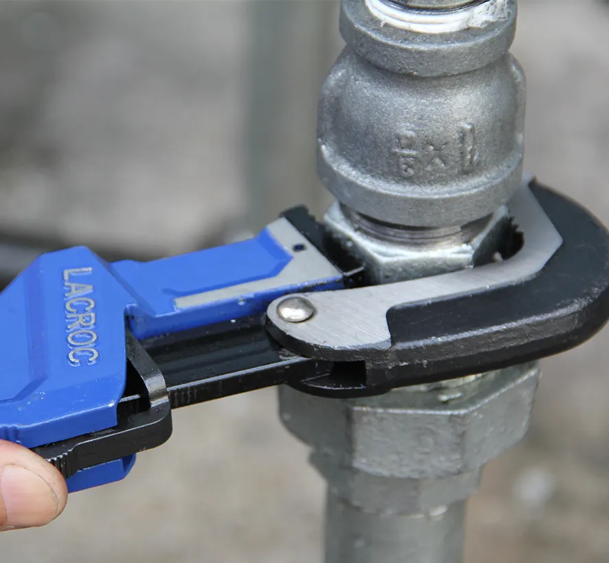 ประแจจับแป๊ปขาเดี่ยวจับอัตโนมัติ LACROC