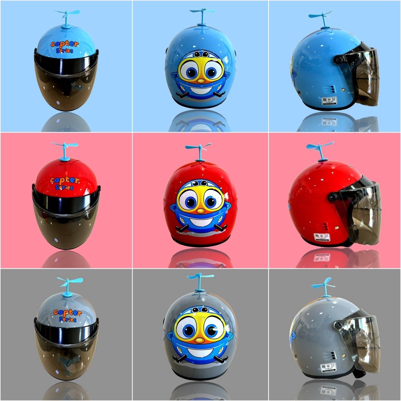 หมวกกันน๊อคสำหรับเด็ก และผู้ใหญ่ ตัดสติ๊กเกอร์ตามแบบ