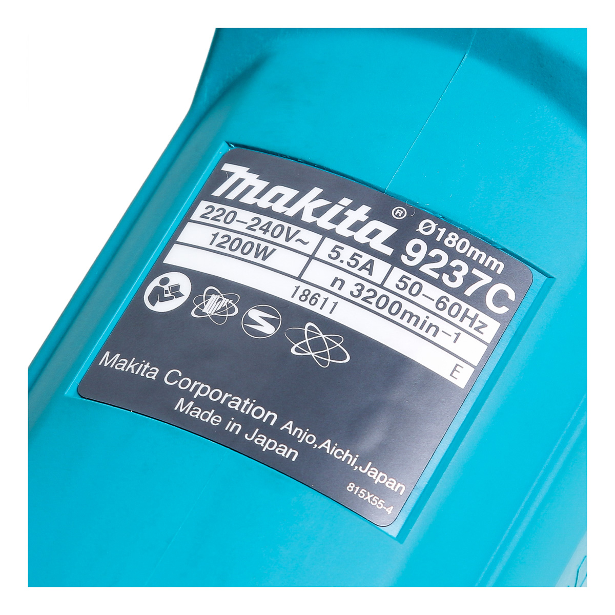 MAKITA เครื่องขัดปัดเงา ขนาด 7 นิ้ว (180 มม.) กำลังไฟ 1,200 วัตต์ รุ่น 9237C ความเร็วรอบตัวเปล่า 0 - 3,200 รอบ/นาที มีสวิชต์ปรับความเร็ว (มากีต้า)