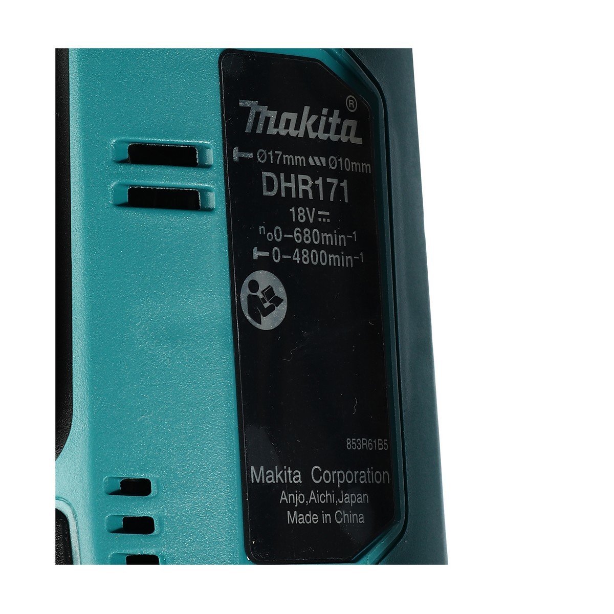 MAKITA สว่านโรตารี่ไร้สาย 18 โวลต์ ขนาด 17 มม. (11/16 นิ้ว) รุ่น DHR171RFX3