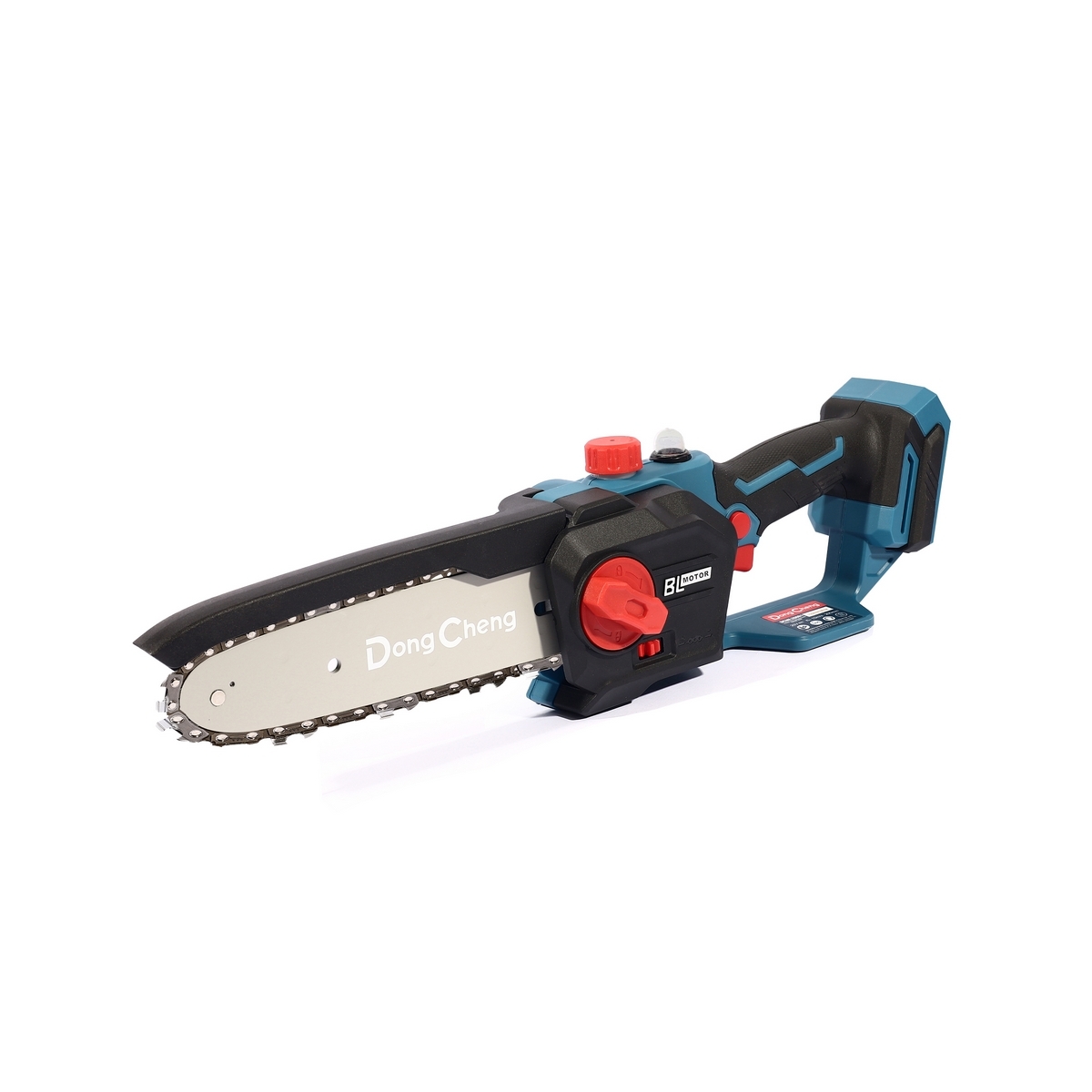 DONG CHENG เลื่อยโซ่ไร้สาย 8 นิ้ว 20 โวลต์ รุ่น DCML20081 (TYPE Z) ความเร็วรอบตัวเปล่า 10 เมตร/วินาที ความยาวไกด์บาร์ 200 มม. มอเตอร์ไร้แปรงถ่าน เครื่องเปล่า (ดองเช็ง)
