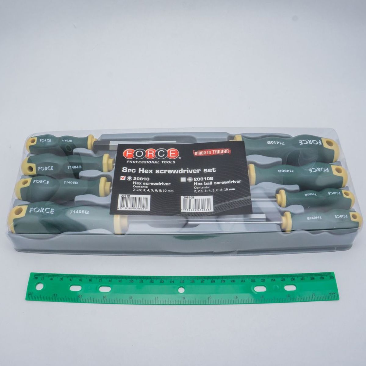 20810 ชุดไขควงหกเหลี่ยม 8ชิ้น 2-10มม.