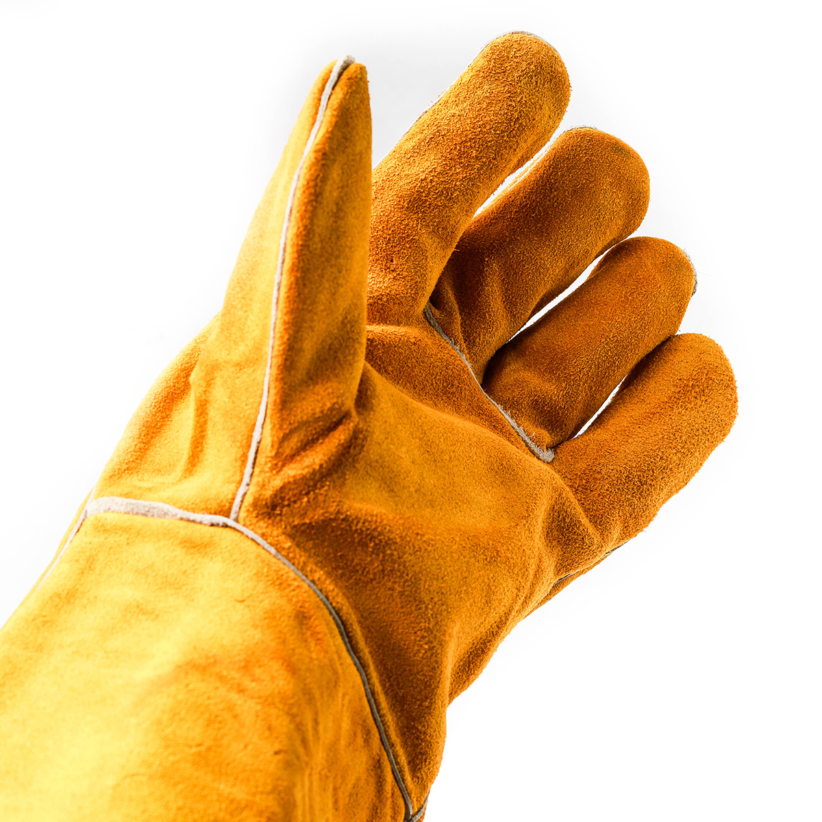 ถุงมือเชื่อม JASIC ใช้สำหรับป้องกันสะเก็ดไฟในขณะเชื่อมเพื่อความปลอดภัย