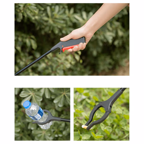 ที่จับขยะ - ดีไซน์ยืดหยุ่นไม่ต้องงอ พร้อมด้ามจับที่ออกแบบมาเพื่อสุขอนามัย