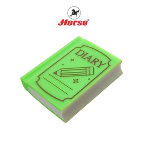 ตราม้า ยางลบดินสอ H-09 คละสี