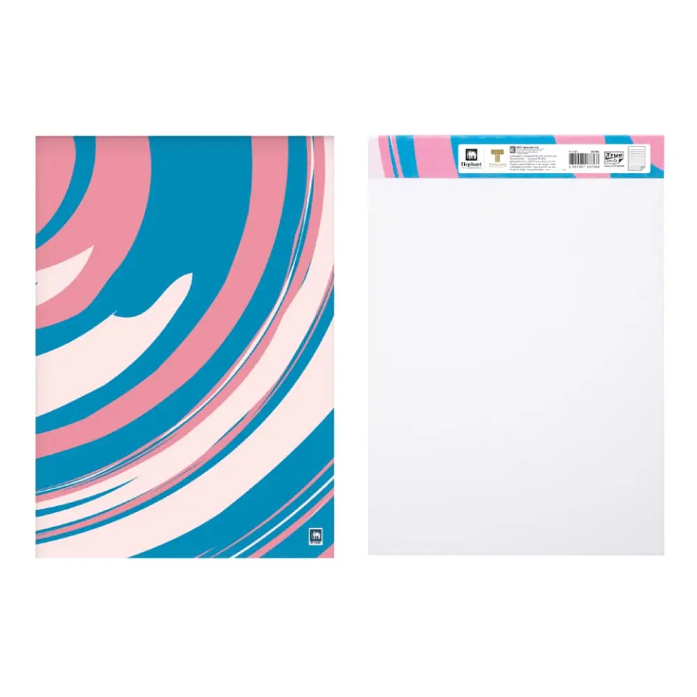 สมุดฉีก ตราช้าง P-114T A4 80 แกรม 40 แผ่น คละลาย