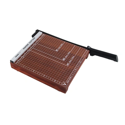 AROMA แท่นตัดกระดาษ ฐานไม้ สำหรับกระดาษ B5 ขนาด 10×10 นิ้ว