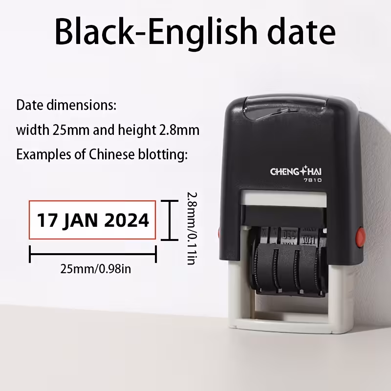 ตรายางหมึกในตัว วันที่ไทย Trodat แดง , น้ำเงิน , ดำ