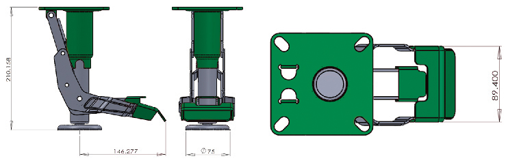 Floor Lock รุ่น : R1M