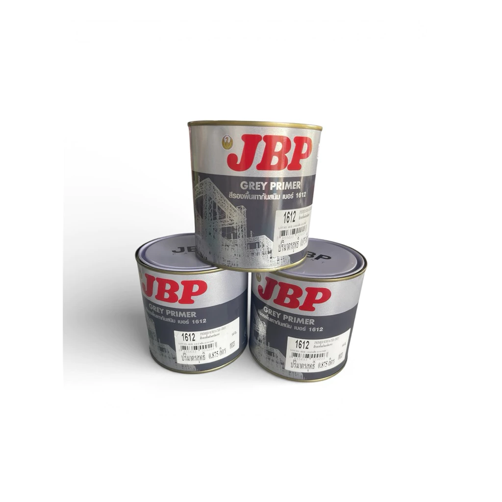JBP เจบีพี รองพื้น กันสนิม สีเทา # 1612 1 กล. (ขนาด 3.785 ลิตร)