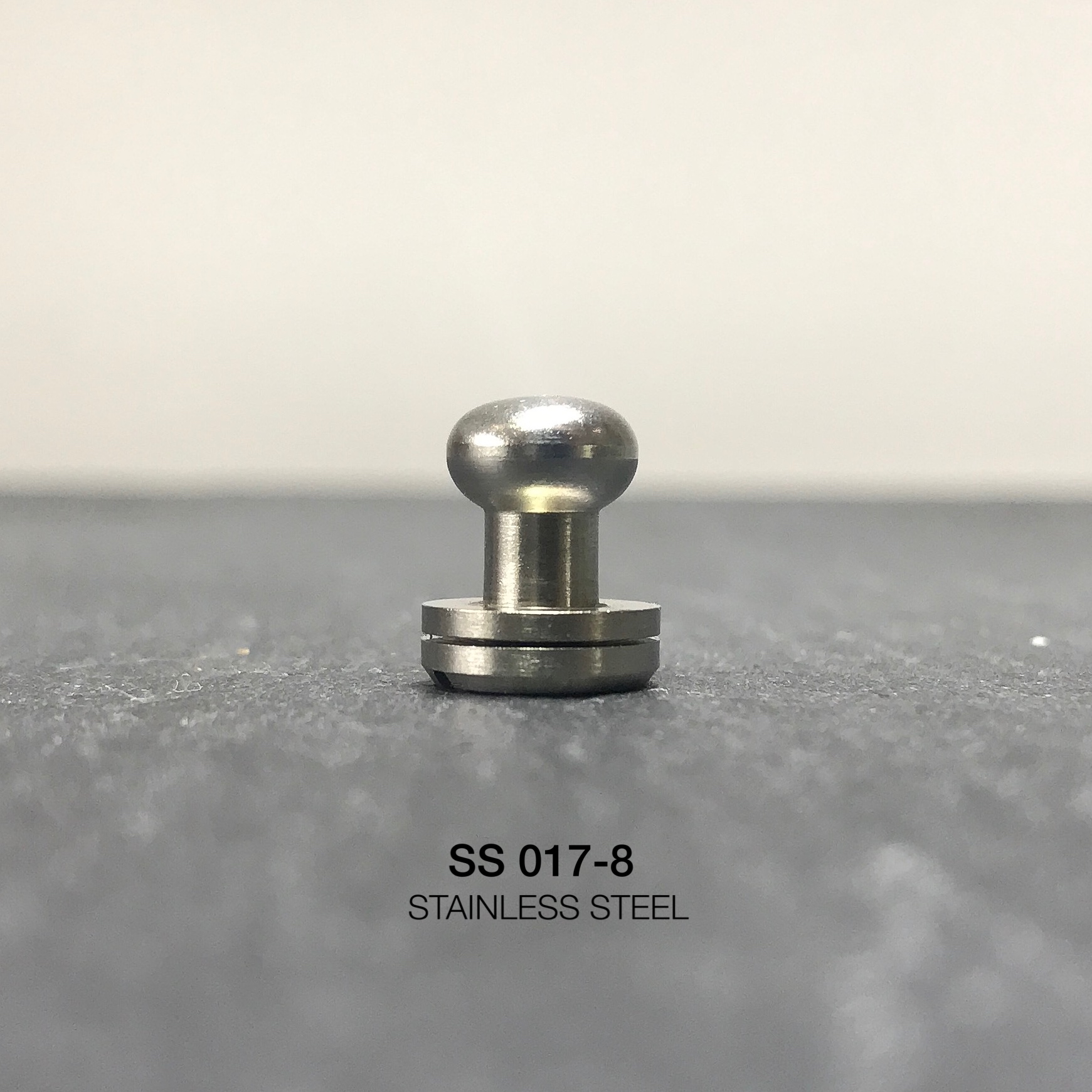 SS017 หมุดนมหนู หมุดกระเป๋า สเตนเลส