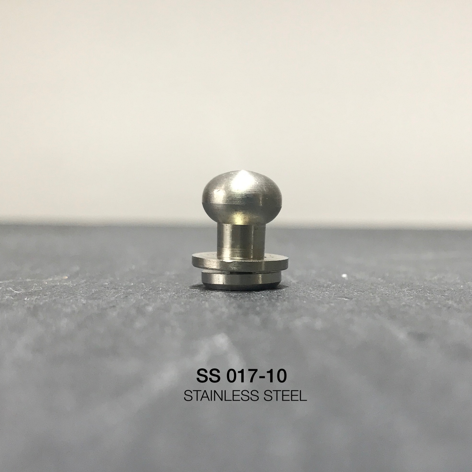 SS017 หมุดนมหนู หมุดกระเป๋า สเตนเลส