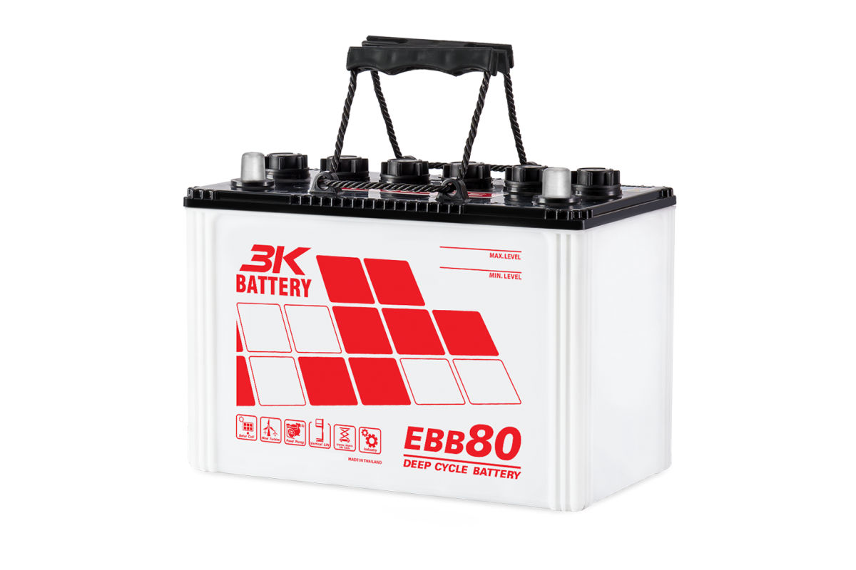 EBB80T BATTERY FOR SOLARCELL  แบตเตอร์รี่สำหรับโซล่าเซลล์