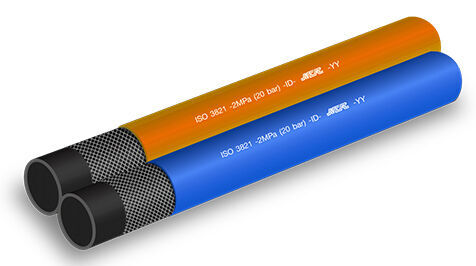 สายยางเชื่อมตัดโลหะด้วยแก๊ส LPG (สายยางเชื่อมคู่)