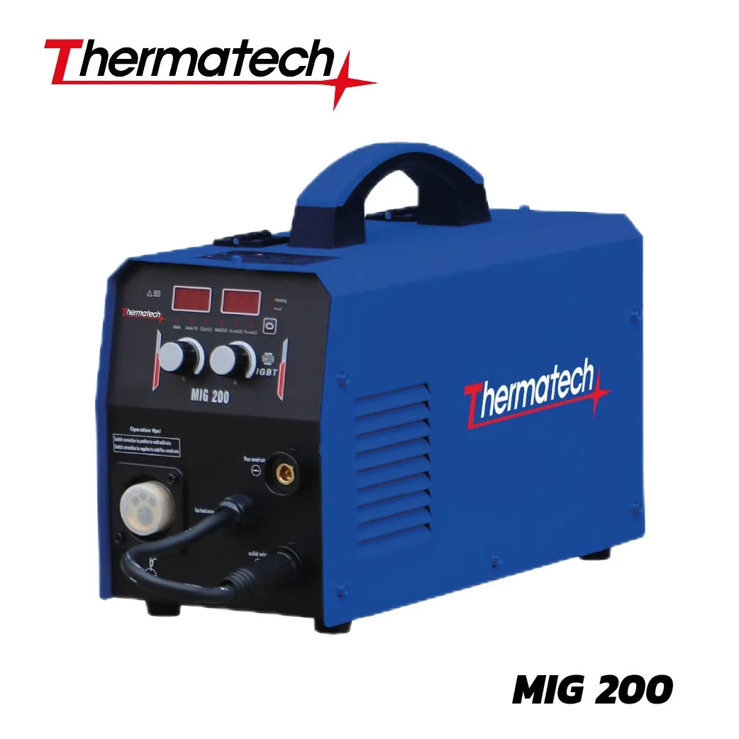 ตู้เชื่อมไฟฟ้า มิก อินเวอร์เตอร์ ไฟ 1 เฟส Thermatech รุ่น MIG 200
