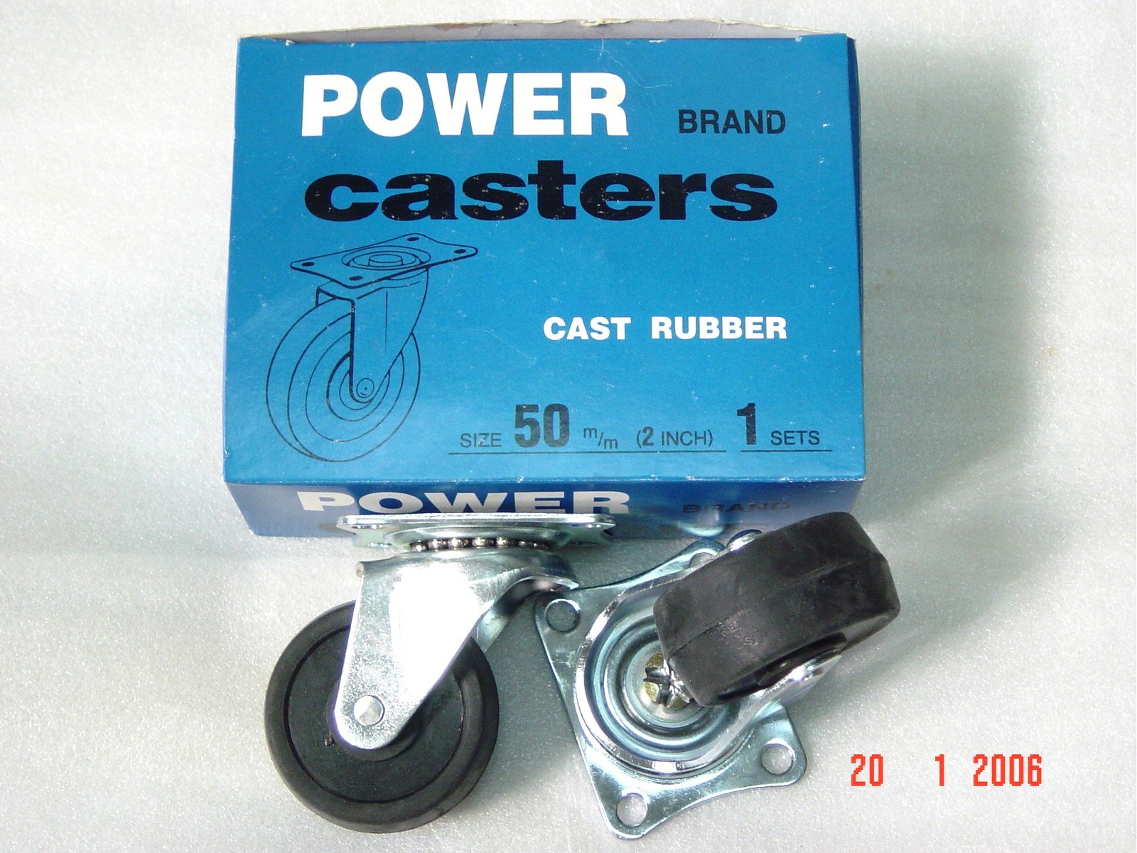 ล้อยางชุดแป้นหมุน POWER