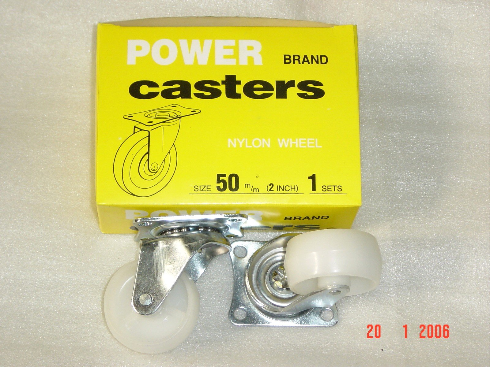 ล้อไนล่อนชุดแป้นหมุน POWER