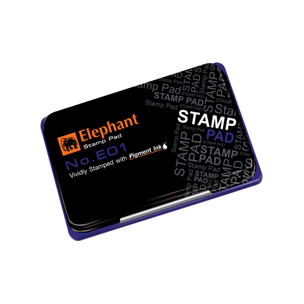 STAMP PAD #E01 แท่นประทับ รุ่น E01B