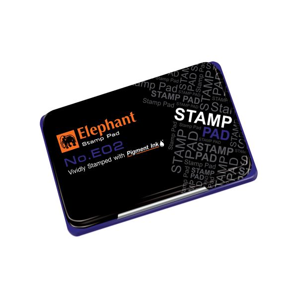 STAMP PAD #E02 แท่นประทับ รุ่น E02B