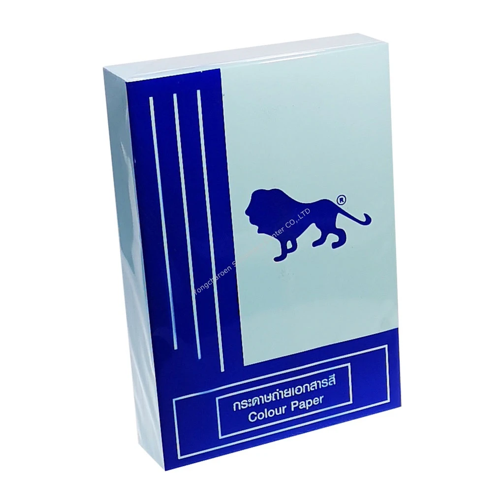 สิงห์ กระดาษถ่ายเอกสารสี 80G A4 No.B1 สีฟ้าอ่อน (แพ็ค500แผ่น)