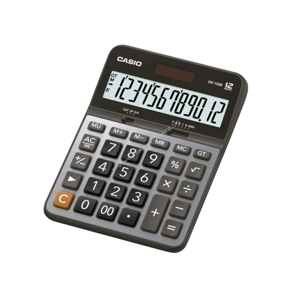 CASIO เครื่องคิดเลข 12 หลัก DX-120B (แพ็ค1เครื่อง)