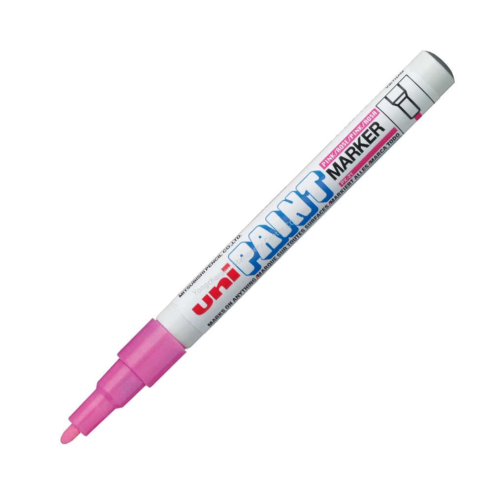 Uni ปากกาเพ้นท์ เล็ก No.PX-21 สีชมพู (แพ็ค12ด้าม)