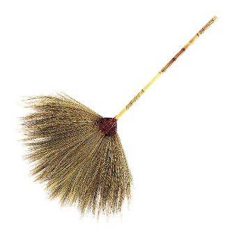 ไม้กวาดอ่อนด้ามไม้