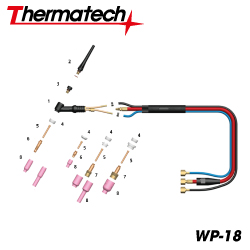 หัวเชื่อมทิก หัวเชื่อมอาร์กอน Thermatech รุ่น WP 18