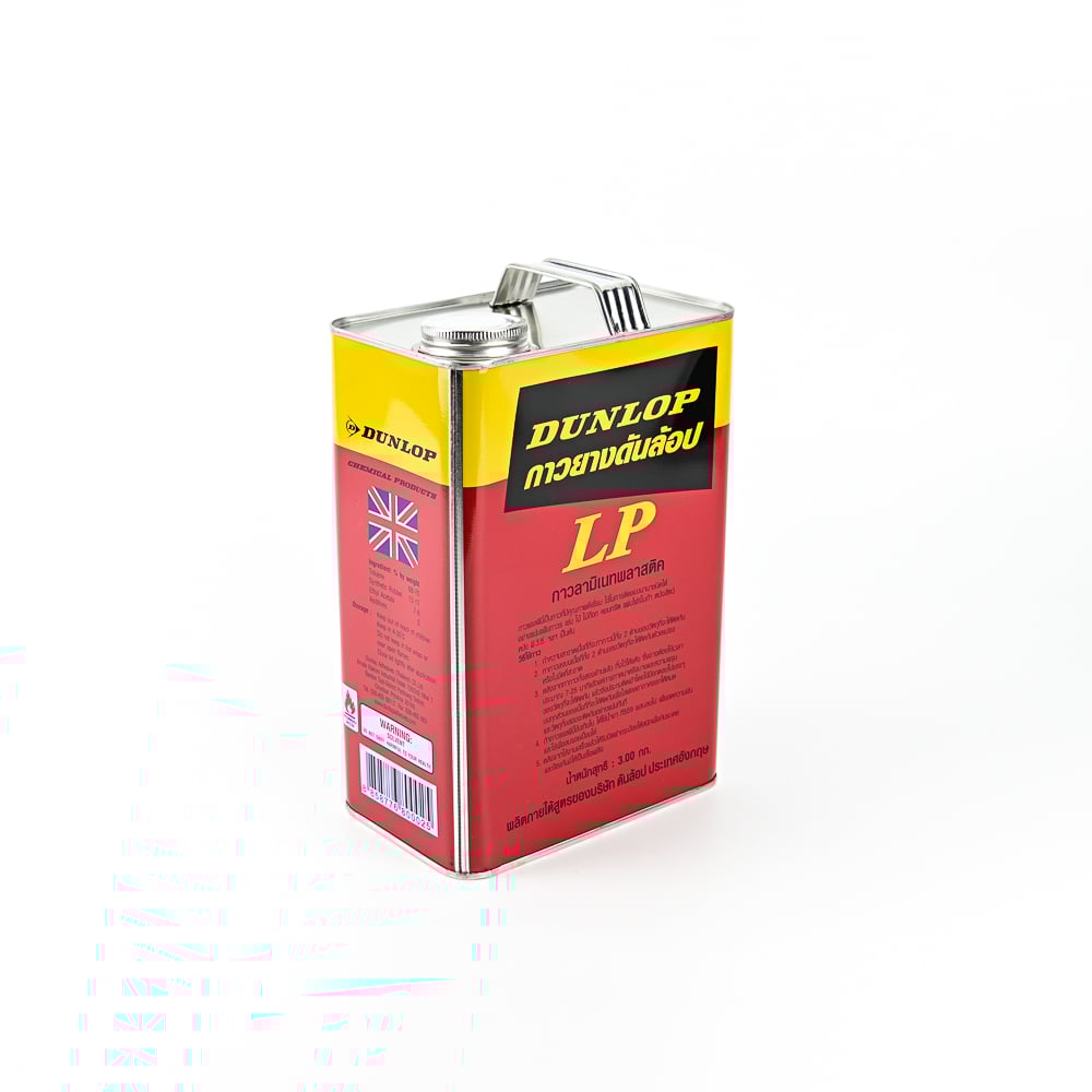 ดันลอป กาวยาง รุ่น ก.ล. 3kg/กล. ฉลากแดง (ราคาต่อแกลลอน , 1 ลัง มี 3 แกลลอน) (งดเปลี่ยน,คืน)