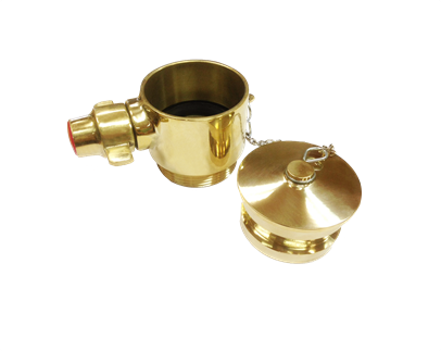 ข้อต่อสวมเร็วตัวเมีย พร้อมฝาปิดและโซ่