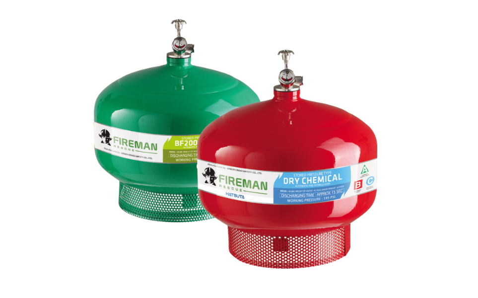 เครื่องดับเพลิง ชนิดอัตโนมัติแบบติดตั้งเพดาน