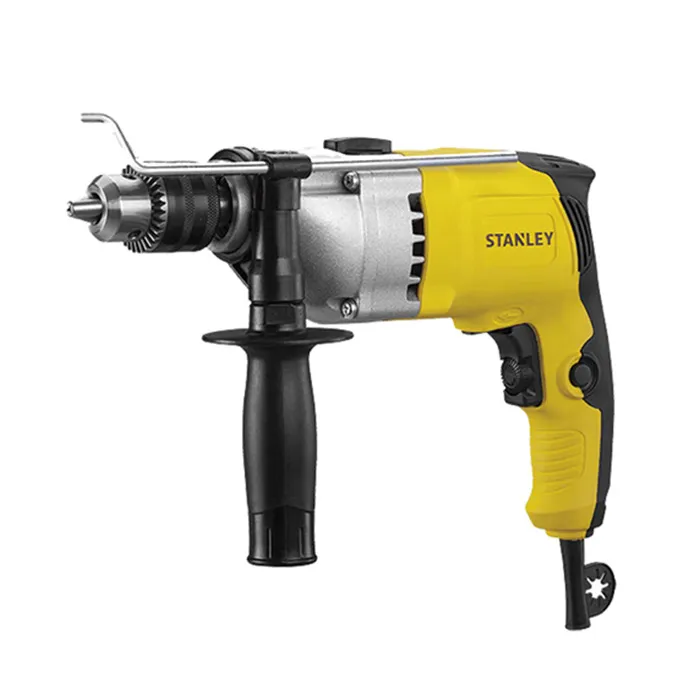 สว่านกระแทกชุด STANLEY เจาะไม้/เหล็ก/ปูน 13mmx720W+ ดอกสว่านและเครื่องมือ