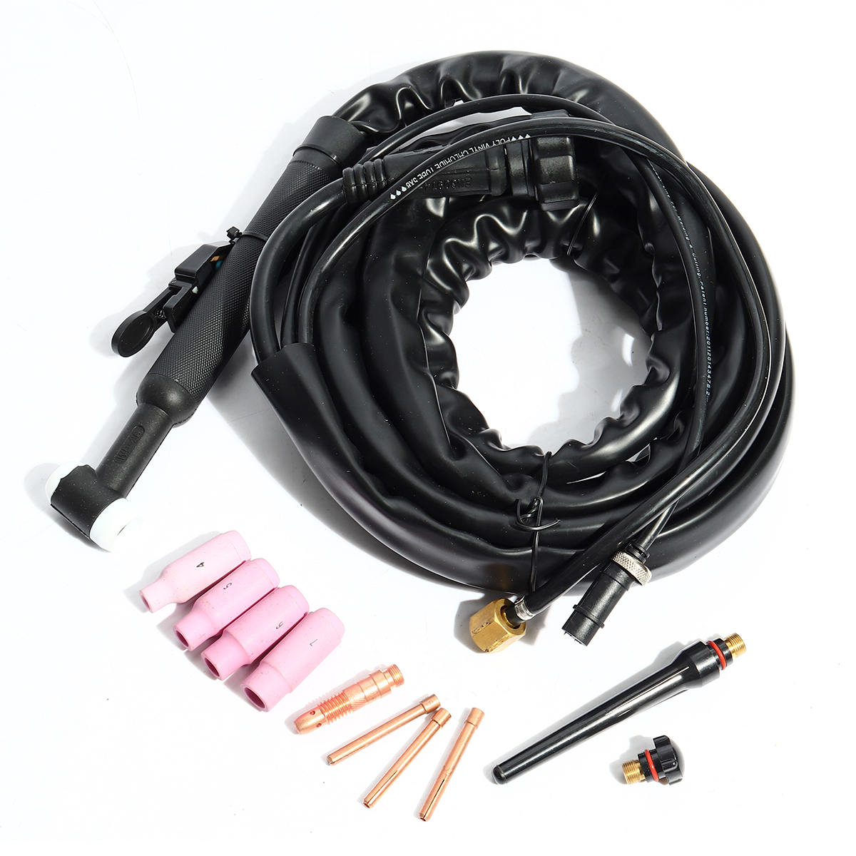 ชุดสายเชื่อมทิก JASIC รุ่น SR26 ขนาด 4 เมตร ด้ามสีดำ ใช้กับเครื่องเชื่อม TIG JASIC รุ่น TIG200S, TIG200ST, TIG200PACDC(E20101), TIG200PADX, TIG250-PAX1, TIG250-PAX3 และ TIG315PACD