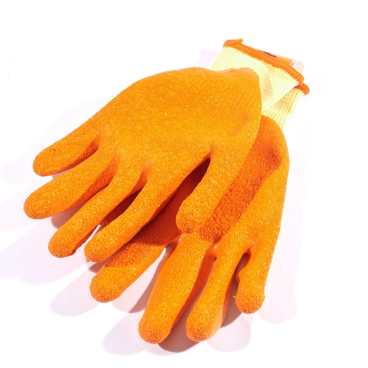 INGCO ถุงมือเซฟตี้ ไซส์ XL รุ่น HGVL05, ถุงมือเคลือบยาง Gauge 10 ใช้สำหรับยกของหนัก หรือจับของมีคมเล็กน้อย (อิงโก้)