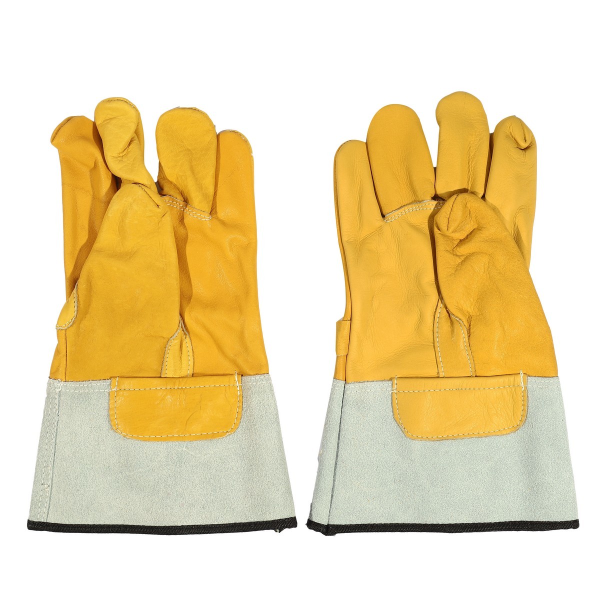 MAXSAFE REGELTEX ถุงมือหนัง สวมทับถุงมือยางกันไฟฟ้า รุ่น GMS018 ยาว 13 นิ้ว ใช้สำหรับสวมครอบทับถุงมือยาง สามารถป้องกันของมีคม ป้องกันไฟฟ้า ด้านหลังมีสายรัด เพื่อปรับความกระชับของถุงมือ (แม็กซ์เซฟ)