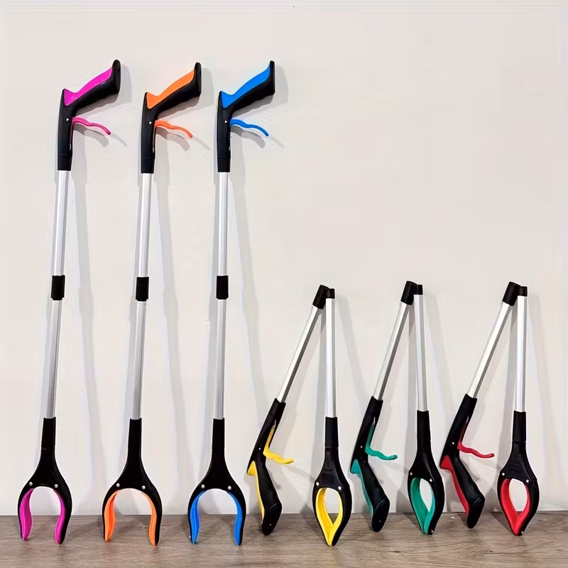 ที่จับขยะ - ดีไซน์ยืดหยุ่นไม่ต้องงอ พร้อมด้ามจับที่ออกแบบมาเพื่อสุขอนามัย