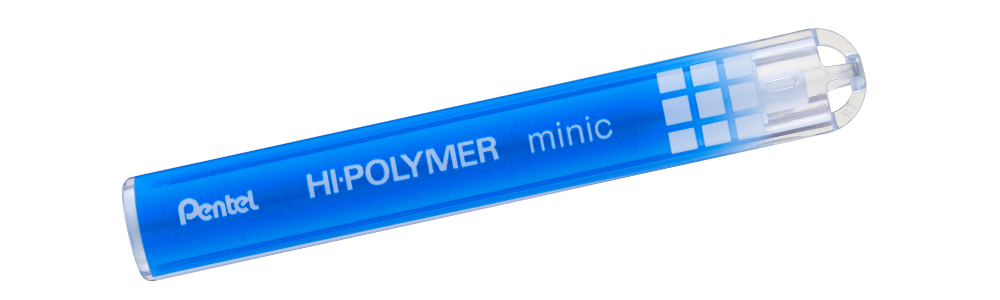 ยางลบแท่ง ทรงกลม ZE82  HI-POLYMER minic Pentel (Thailand)