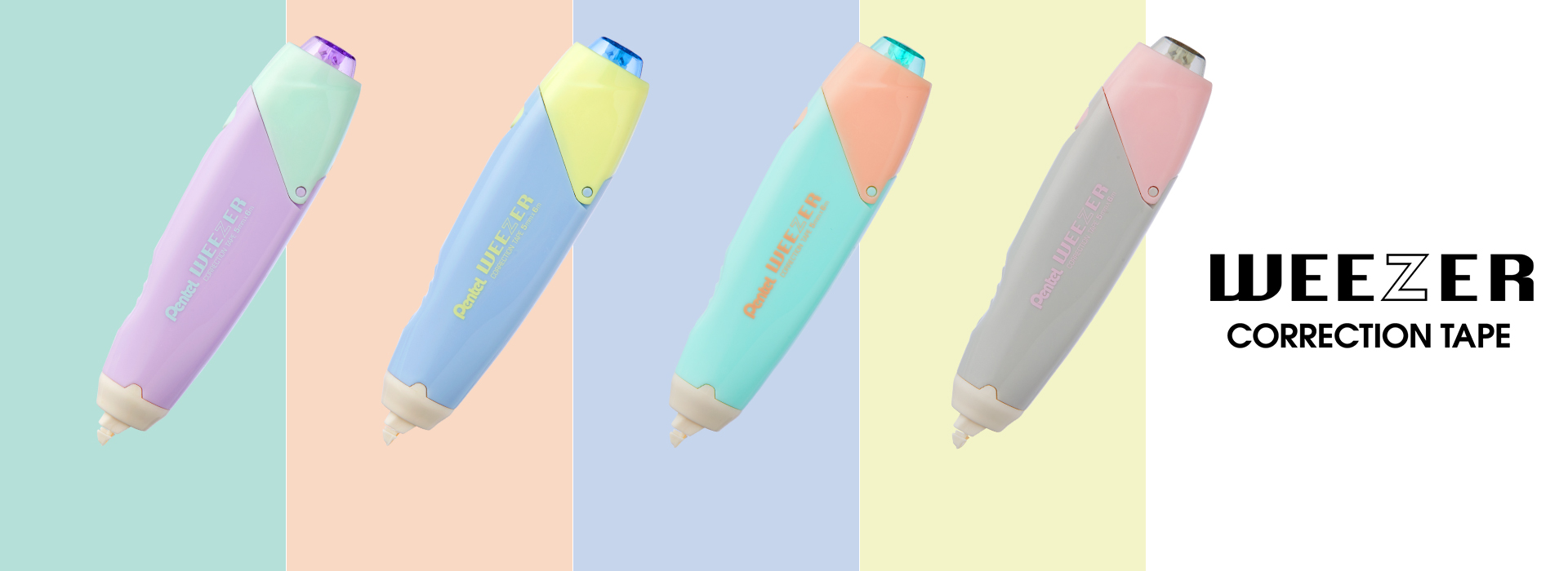 เทปลบคำผิด รูปทรงปากกา XZTT805WEEZER Pentel (Thailand)
