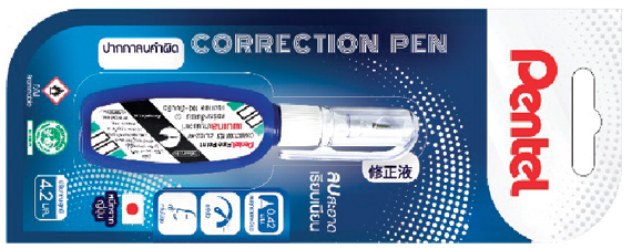 ปากกาลบคำผิด Extra Fine Point CORRECTION PEN ZL102 Pentel(Thailand)