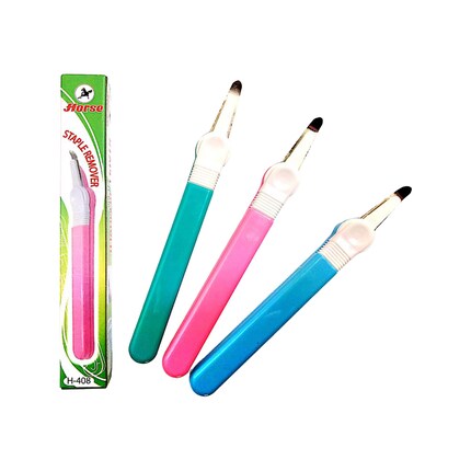 ตราม้า ที่ถอนลวดเย็บกระดาษ NO.408 ชนิดเสียบ สีฟ้า