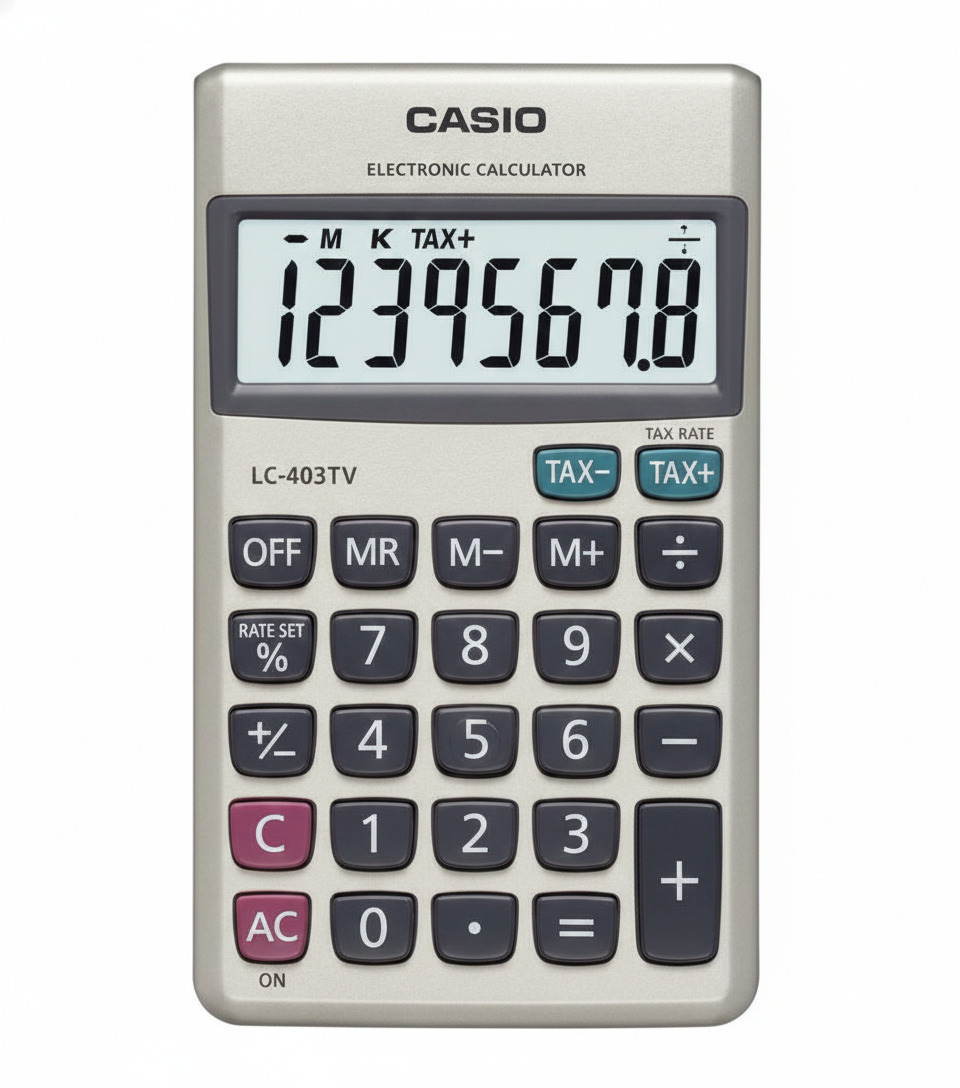 ครื่องคิดเลข CASIO LC-403TV Calculator CASIO LC-403TV