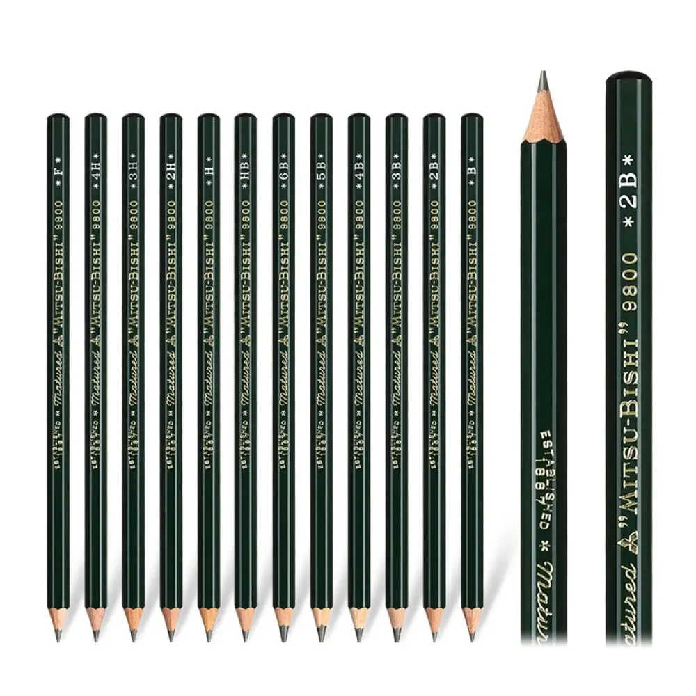 ดินสอวาดภาพ Uni Mitsubishi 9800