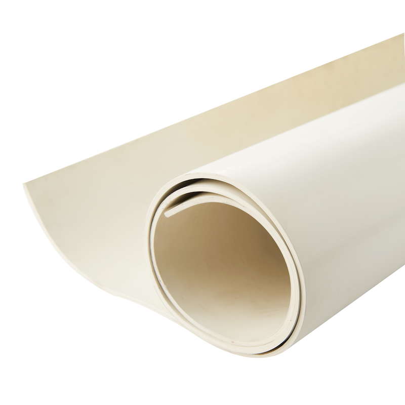 ประเก็นยางกันน้ำมันสีขาว Japan White Rubber Neoprane Sheet