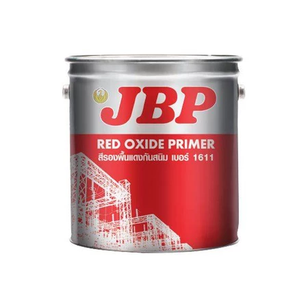 สีรองพื้นโลหะกันสนิม JBP RED OXIDE 1611 1 แกลลอน สีเเดง
