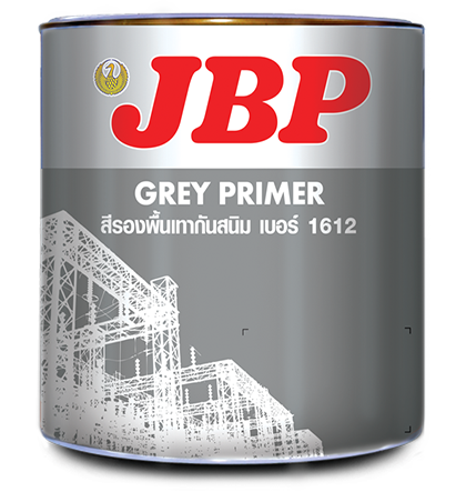JBP เจบีพี รองพื้น กันสนิม สีเทา # 1612 1 กล. (ขนาด 3.785 ลิตร)